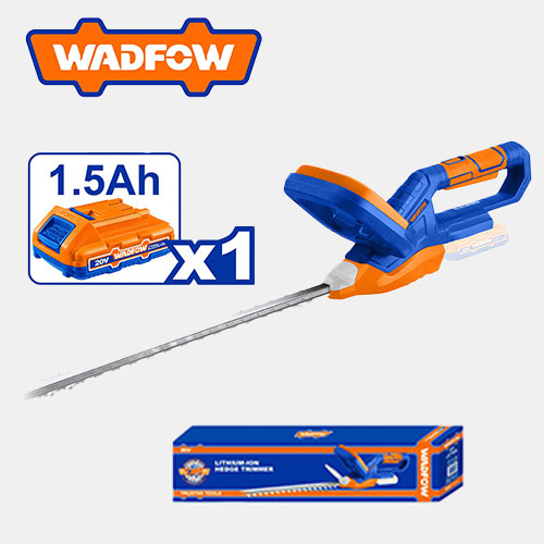 TAILLE HAIE  AVEC 1 BATTERIE 20V WADFOW