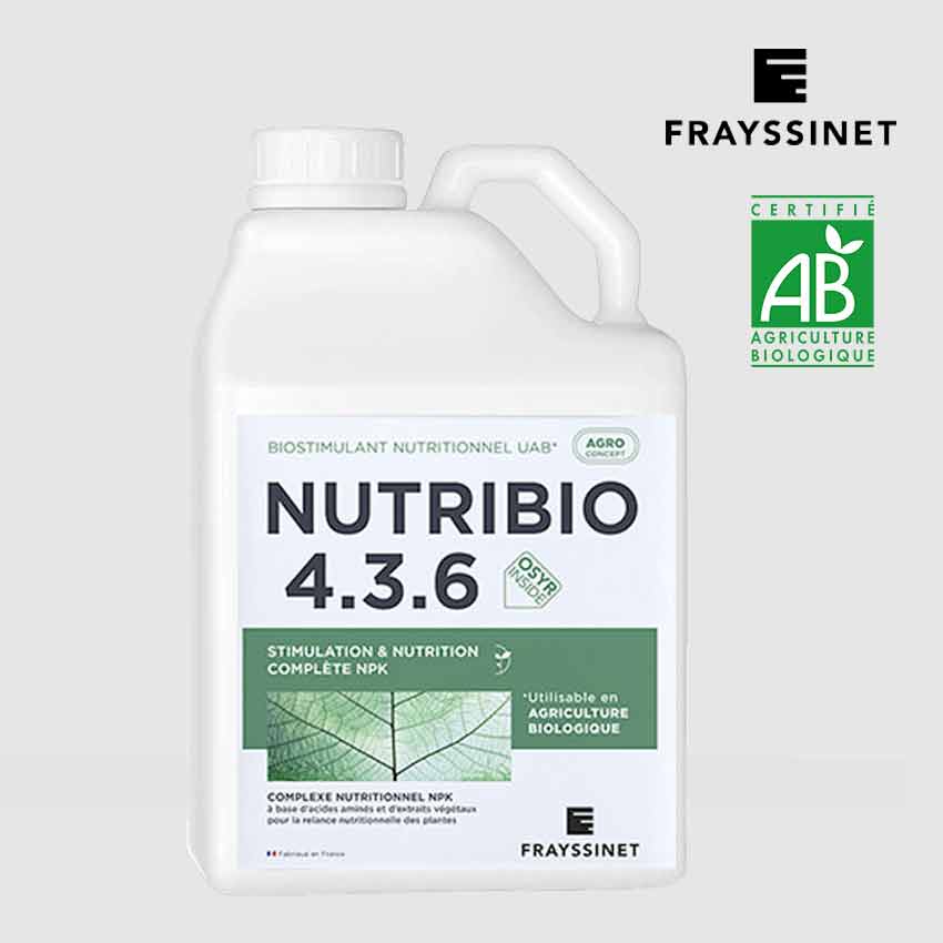NUTRIBIO 4.3.6  NPK biologique 100 % assimilable <br>بيولوجي NPK