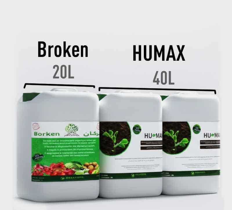 Pack Borken 20L + Humax 40L | Acide Humique+Fulvique & Biostimulant